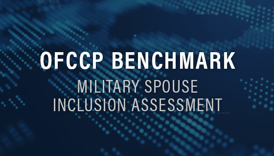 OFCCP Benchmark Military Spouse Inclusion Assessment one pager digital resource thumbnail image