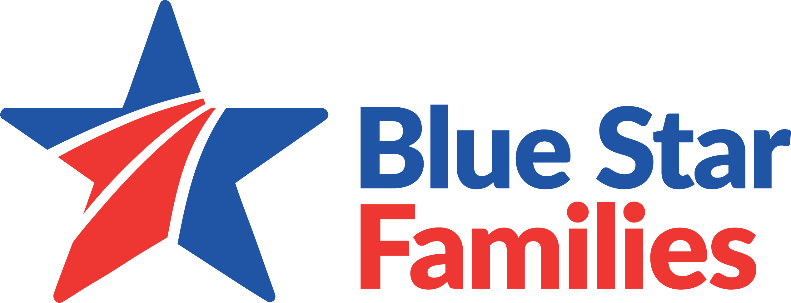 Blue Star Families red and blue logo